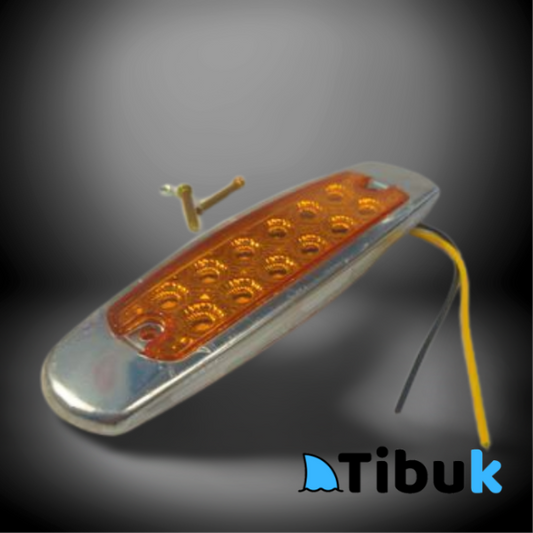 Led de Posición para Camión o Bus Lateral (Ámbar) 12 diodos Multi-Volt