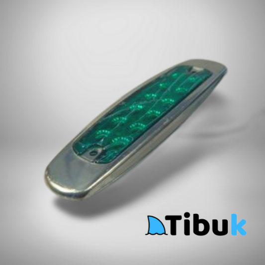 Led de Posición para Camión o Bus Trasero (Verde) 12 diodos Multi-Volt