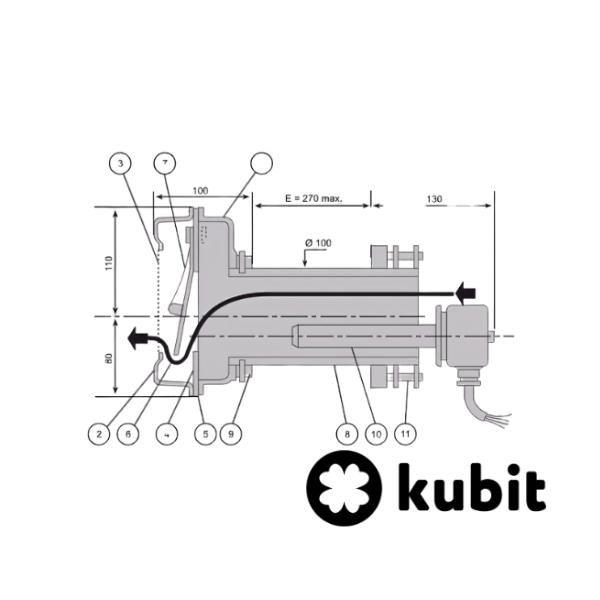 Válvula de Descompresión para Cámara Frigorífica - TECHO - CAFFSA
